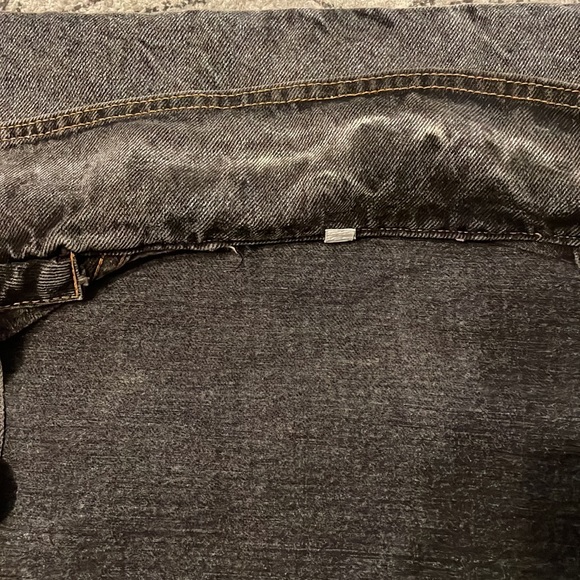 Harley Davidson Vintage 1987 Eagle Print Stone Wash Denim Jacket Mens Size Large - Picture 10 of 10